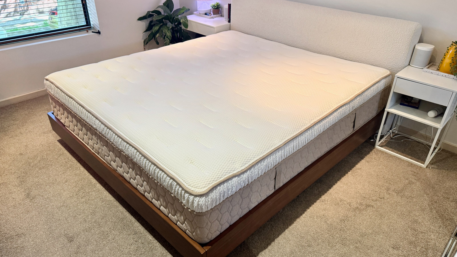 Yinahla Premier Luxe mattress viewed from a wide angle