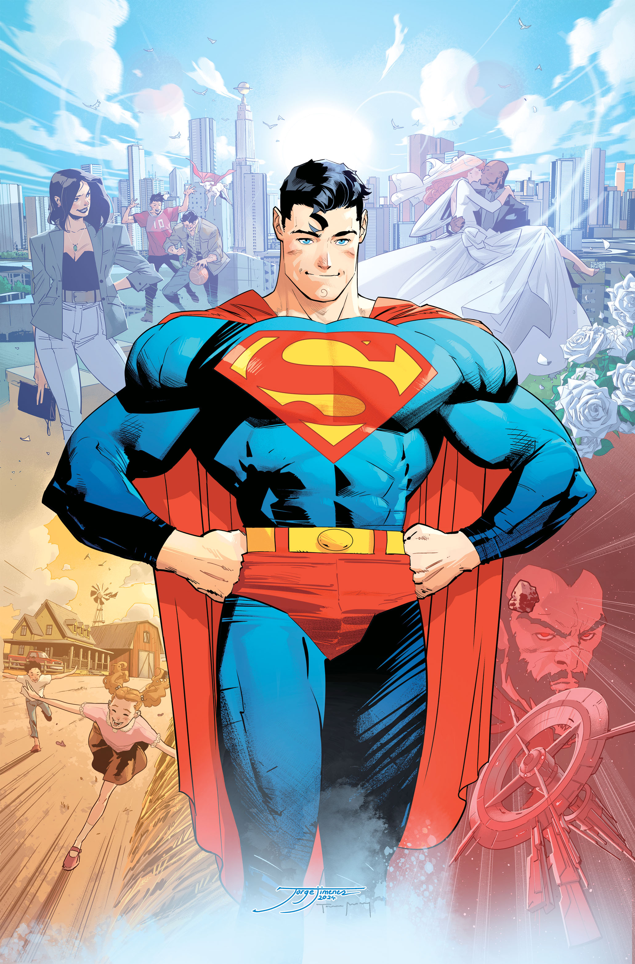 Covers for Summer of Superman Special #1.