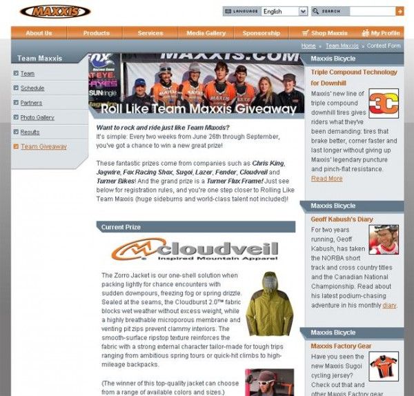 Maxxis will take you off the road