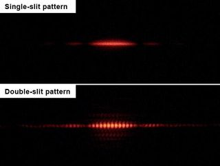 A famous 1800s physics experiment, the double-slit experiment, revealed that light behaves like both particles and waves.