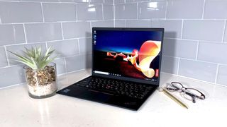 Best business laptops top pick, the thinkpad nano, on a desk