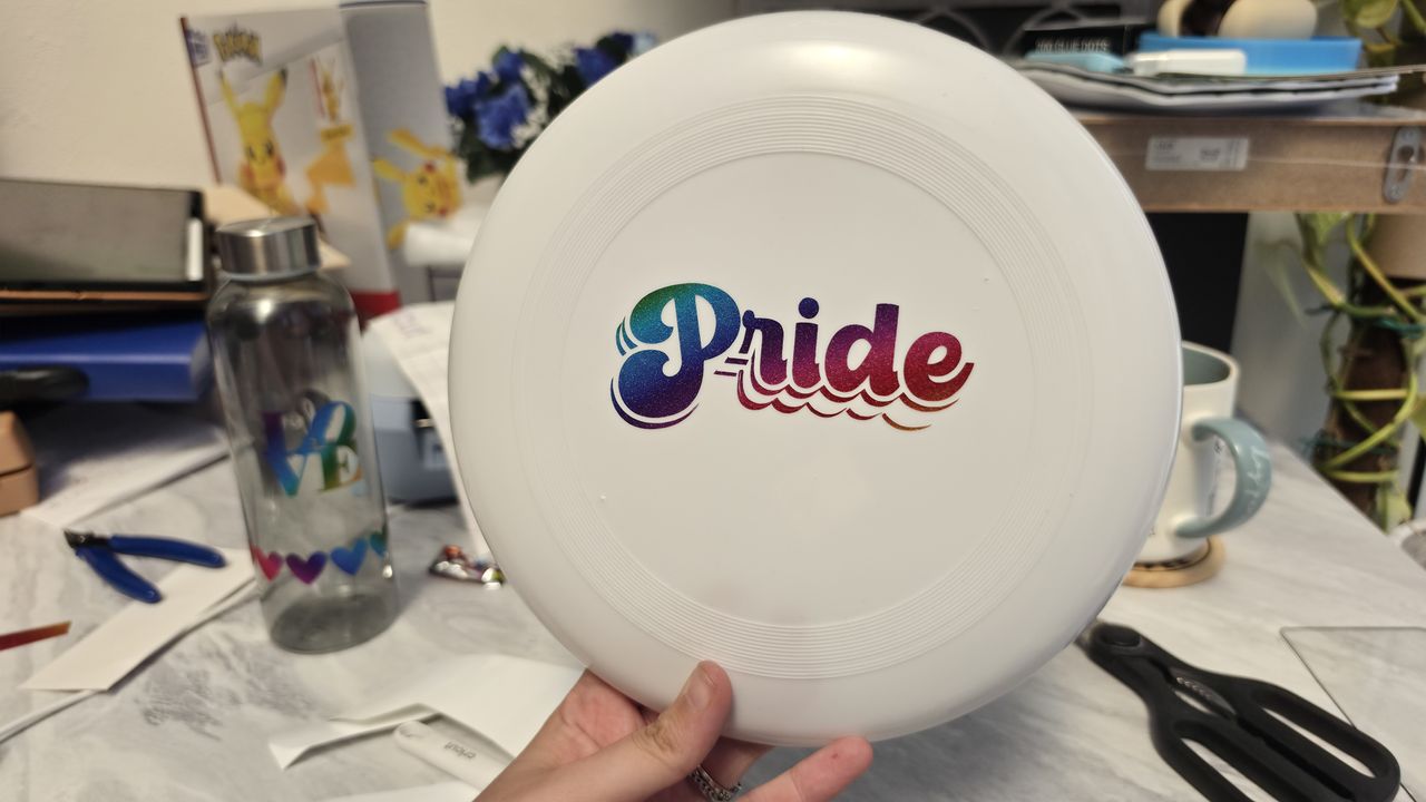 Cricut Pride crafting