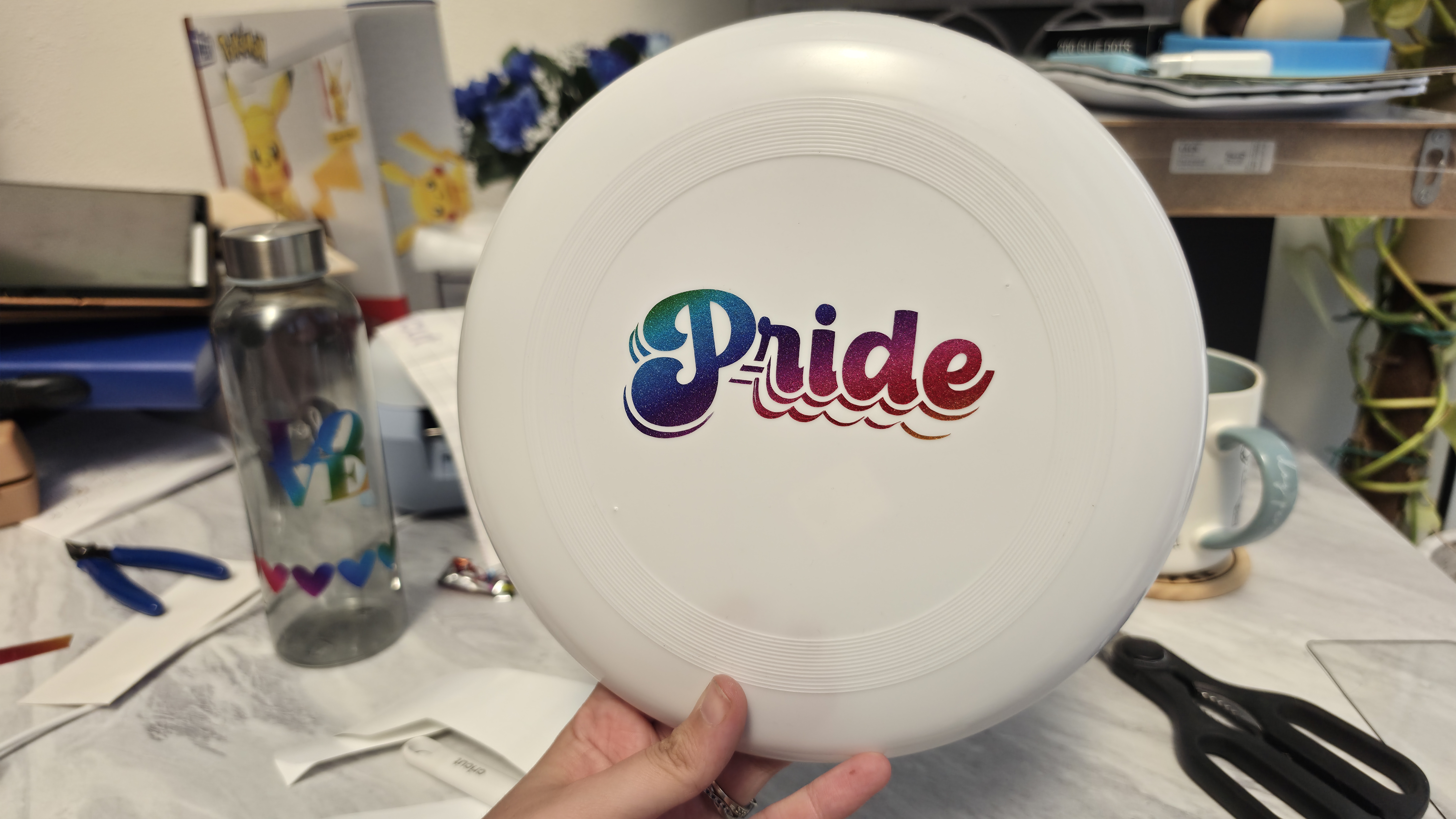 Cricut Pride crafting