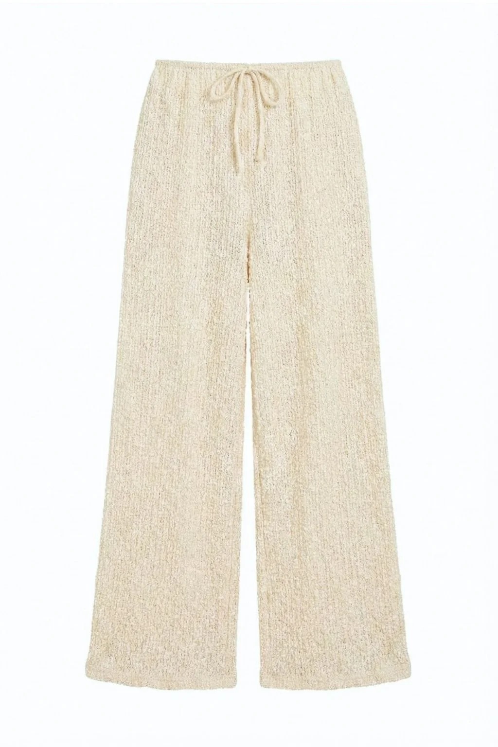 Montce, Amalia Texture Drawstring Wide-Leg Pant