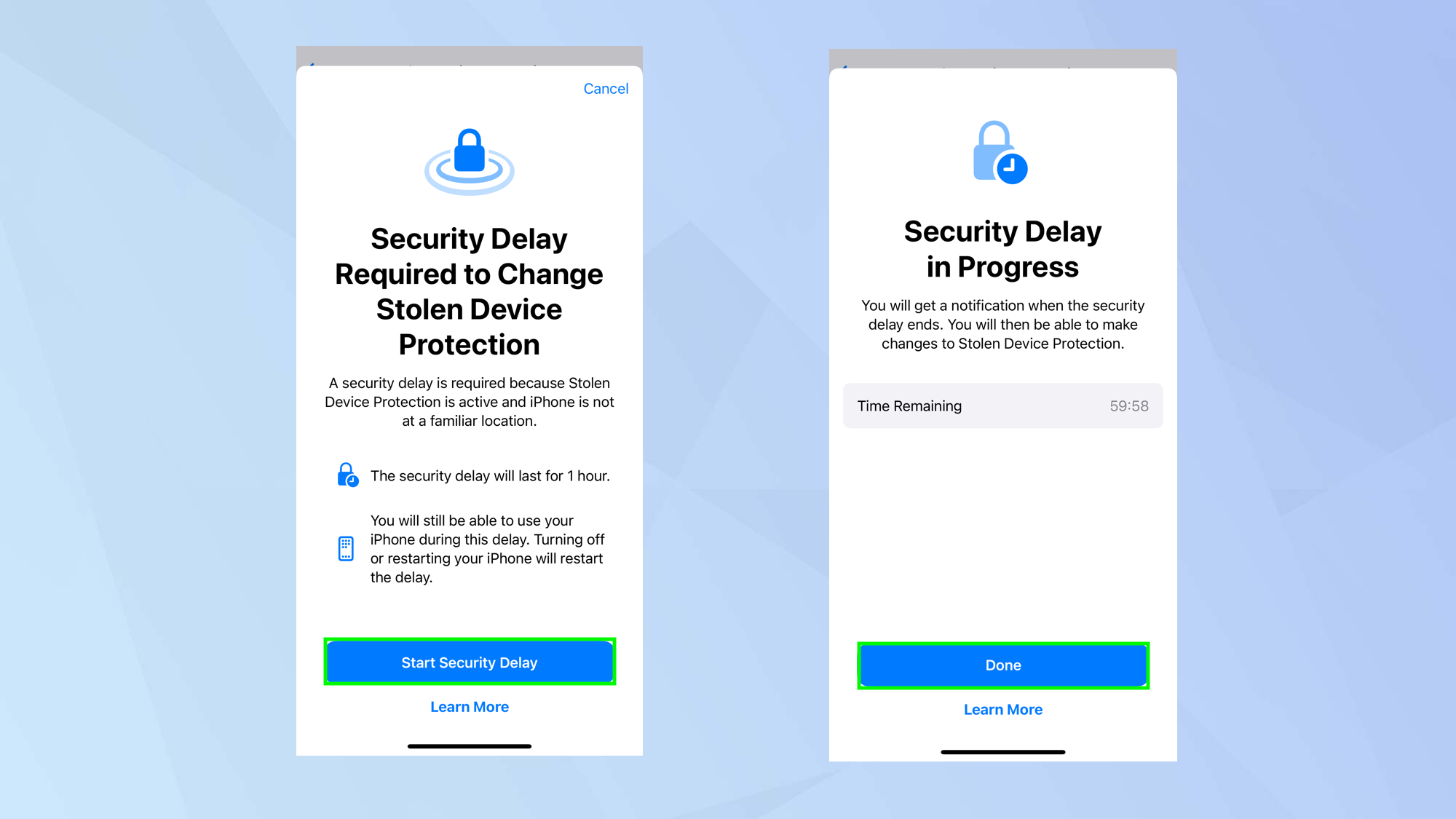 How to use Stolen Device Protection on iPhone