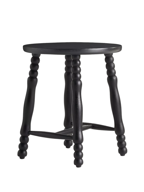 Pierre Turned Wood Stool