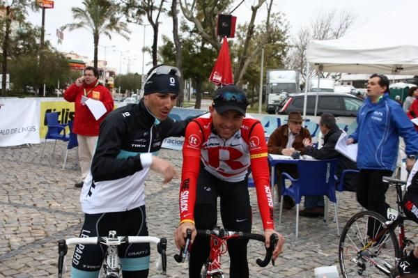 Bruno Pires (Leopard Trek) and Manuel Cardoso (Team RadioShack)