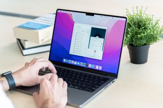 Surfshark running on a Mac laptop