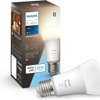 Philips Hue white smart light bulb