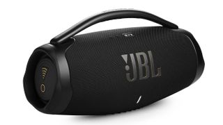 JBL Boombox 3 Wi-Fi tegen een witte achtergrond