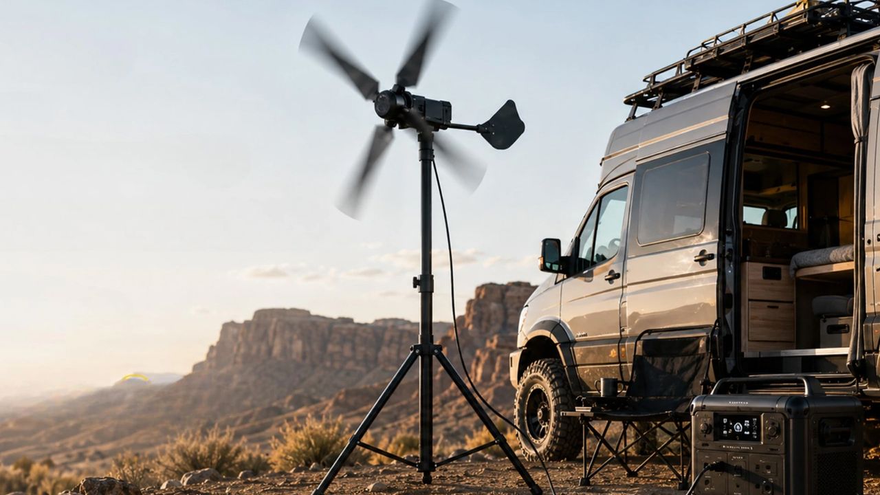 Portable wind turbines are riding the DIY energy boom — Ventyra R1 smashes Kickstarter goal by 90x, promising 35-minute phone charges