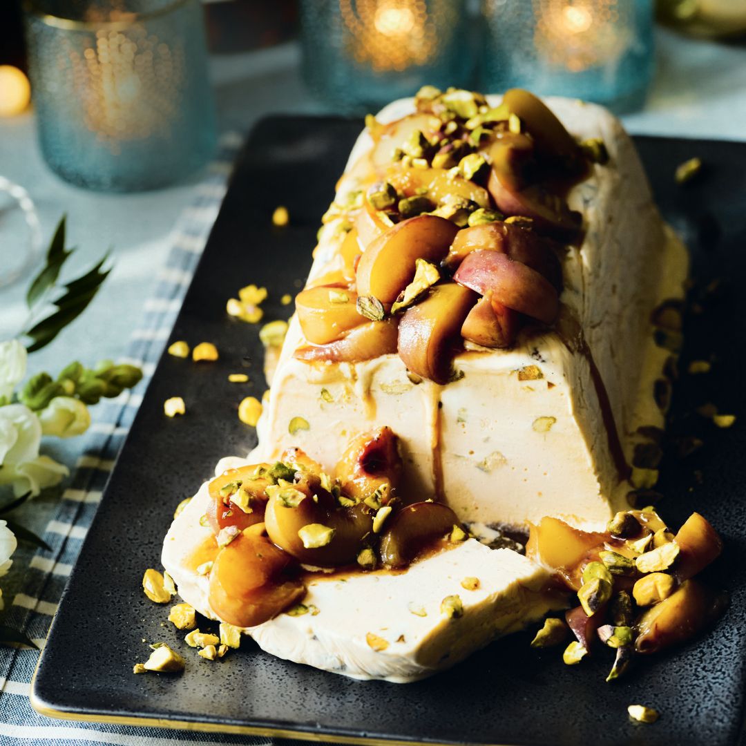 Pistachio Amaretti Semifreddo