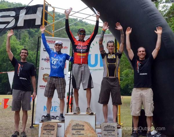 Men's podium at Syllamo's Revenge