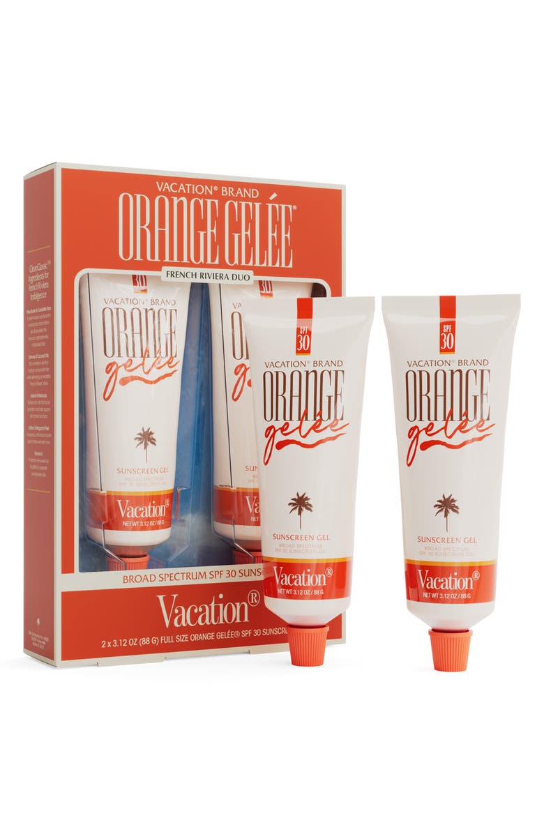 French Riviera Orange Gelée Spf 30 Sunscreen Gel Duo $46 Value