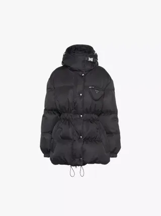 Prada Re-Nylon Hooded Recycled Nylon Jacket