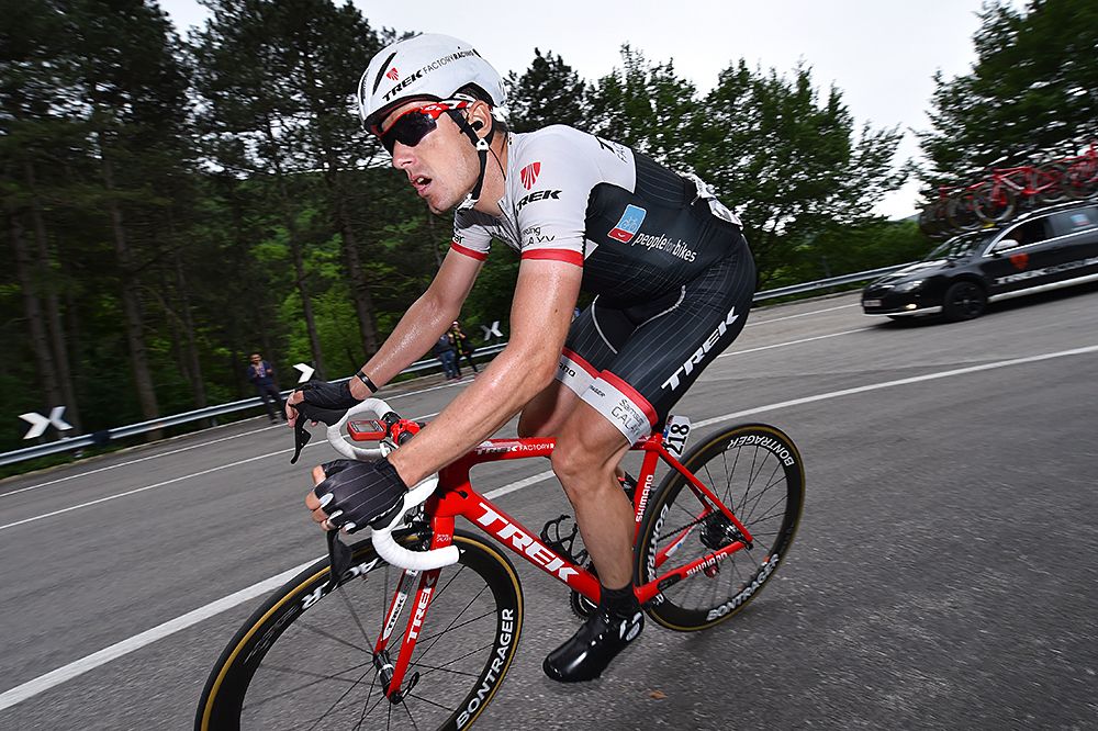 Kristof Vandewalle (Trek Factory Racing) was in the day's breakaway
