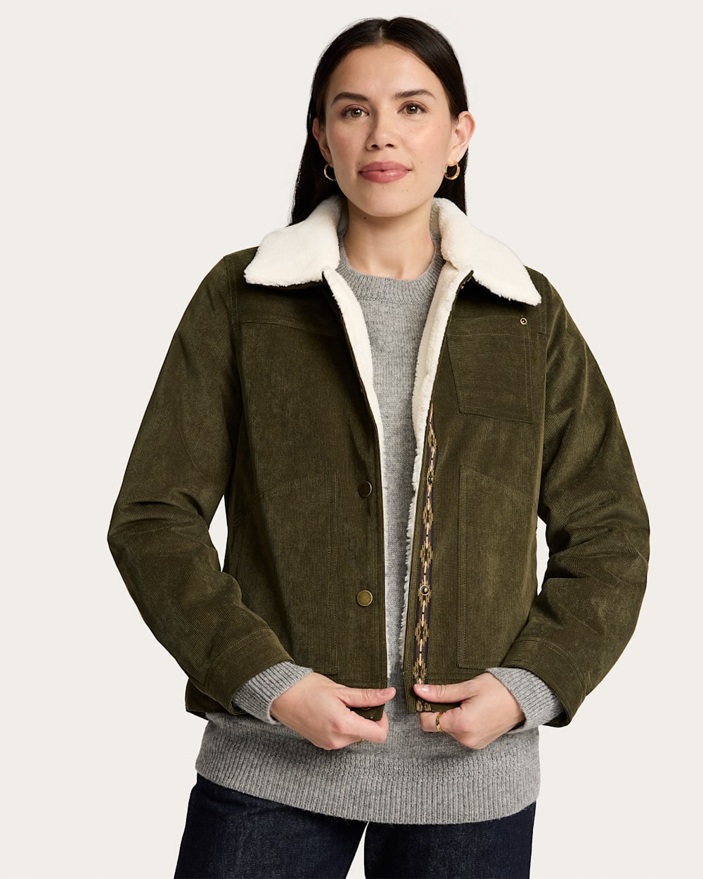 WOMEN'S WIND RIVER CORDUROY TRUCKER JACKET