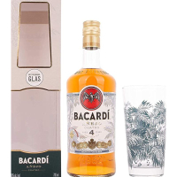 13. Bacardi Anejo Cuatro Rum gift pack: View at Amazon