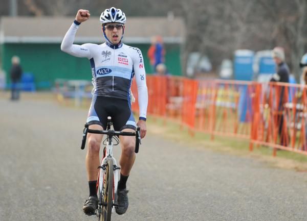 Durrin was happy with third in front of his family