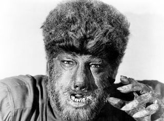 Lon Chaney Jr. as The Wolf Man (1941).