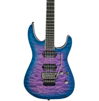 Jackson's Pro Soloist SL2Q Northern Lights: $999, $799
Loaded with a 12-16 compound radius fingerboard, a pair of high-output Seymour Duncan pickups, a Floyd Rose FRT-O2000 double-locking tremolo bridge and an eye-catching Northern Lights finish, this is a shredder's dream machine that'll raise (and singe) eyebrows visually and sonically. Get it for $200 off now from Guitar Center! 