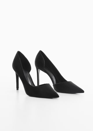 Asymmetrical high heels