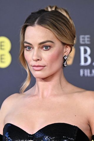 Margot Robbie at The 2024 Baftas GettyImages-2020623417
