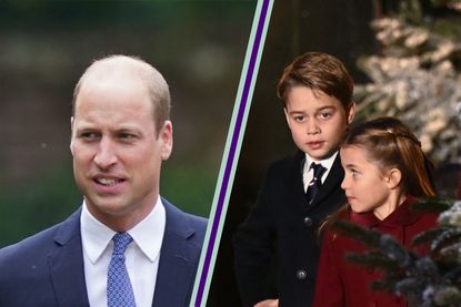 Prince William's golf accident at school revealed as George and Charlotte get to practise on 'beautiful' course