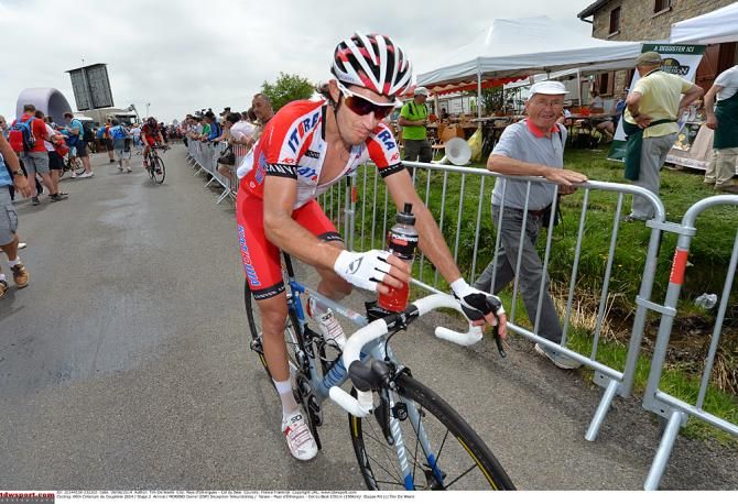 Daniel Moreno (Katusha) finished 22nd on the Col du Beal