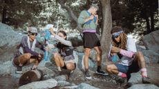 Vivobarefoot Primus Trail Flow trail running shoes in action 