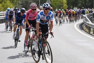 Remco Evenepoel on the attack stage 20 of the 2023 Vuelta a Espana