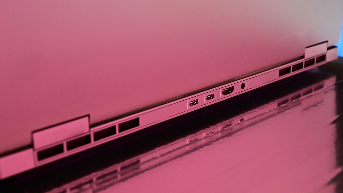 Hp Omen 16 2022 Rear Ports