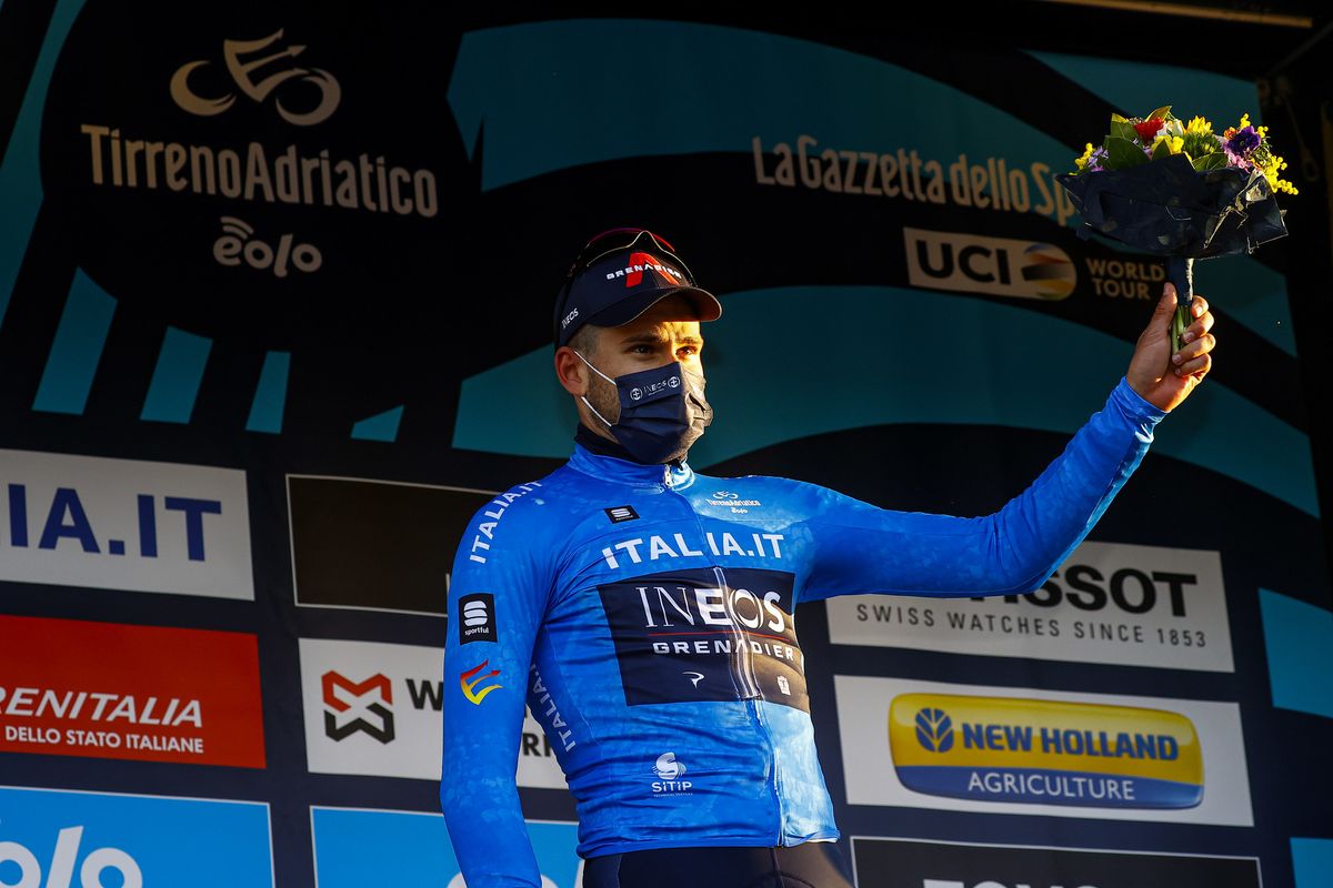 Tirreno Adriatico 2022 - 57th Edition - 2nd stage Camaiore - Sovicille 219 km - 08/03/2022 - Filippo Ganna (ITA - INEOS Grenadiers) - photo Luca Bettini/SprintCyclingAgency&Acirc;&copy;2022