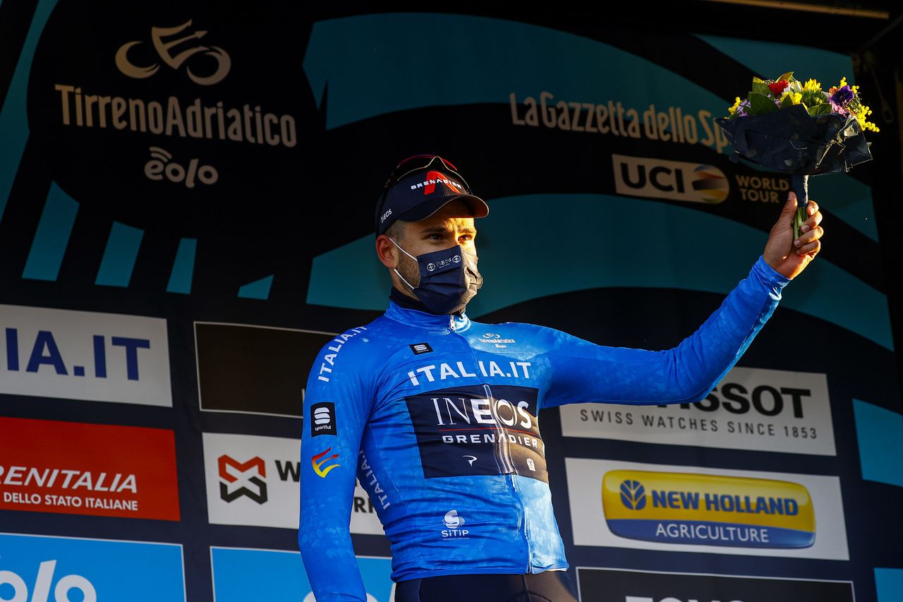 Tirreno Adriatico 2022 - 57th Edition - 2nd stage Camaiore - Sovicille 219 km - 08/03/2022 - Filippo Ganna (ITA - INEOS Grenadiers) - photo Luca Bettini/SprintCyclingAgency&Acirc;&copy;2022