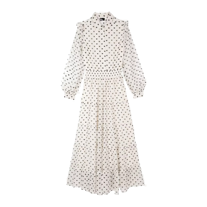 polka dot dress from The Kooples