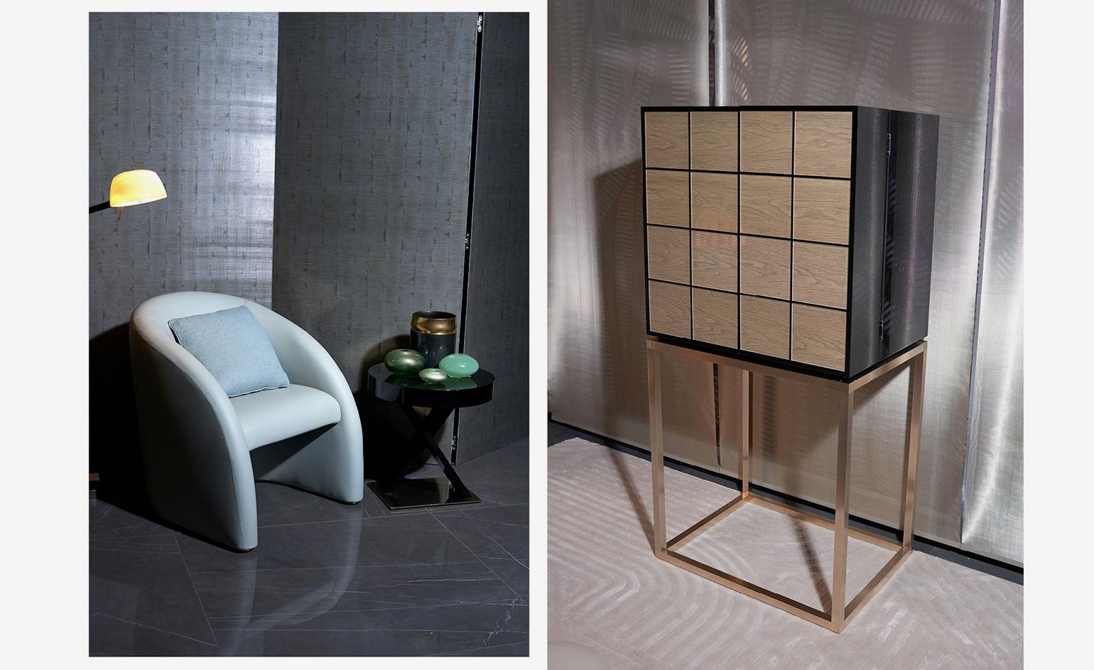 New Armani Casa showroom shot by Lukas Wassmann Wallpaper