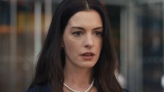Anne Hathaway is shown in a trailer for The Devil Wears Prada 2.