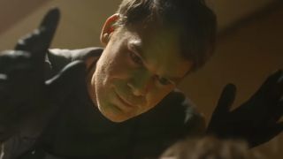 Michael C. Hall looking pleased on Dexter: Resurrection