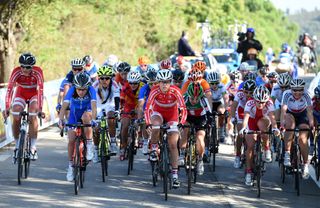 The junior womens road race at the 2014 World Road Championships