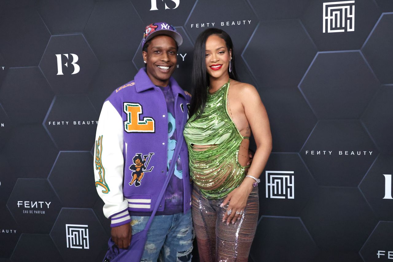 ASAP Rocky and Rihanna