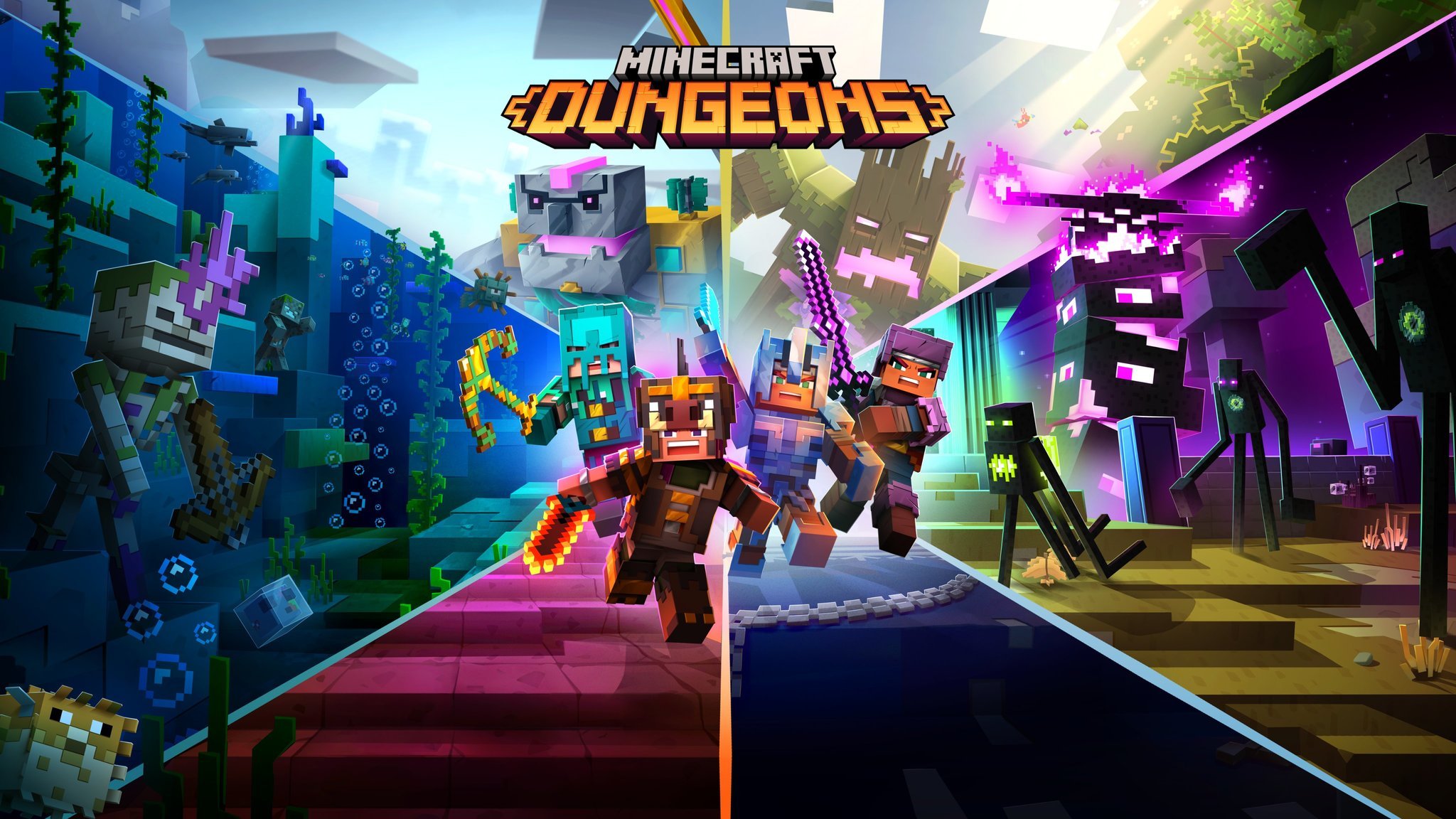 Minecraft Dungeons já está disponível – Microsoft News Center Brasil