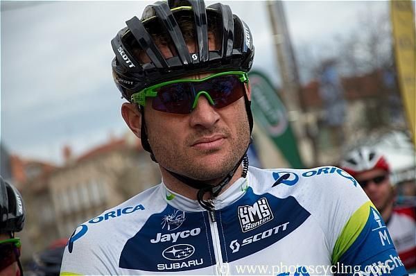 Baden Cooke (Orica-GreenEdge) at the start