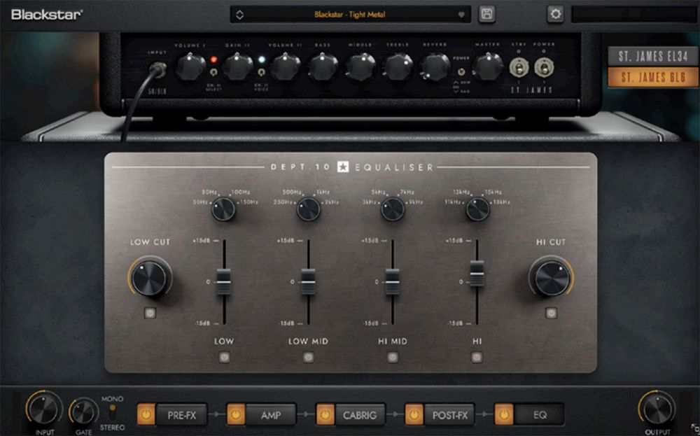 Blackstar St. James plugin