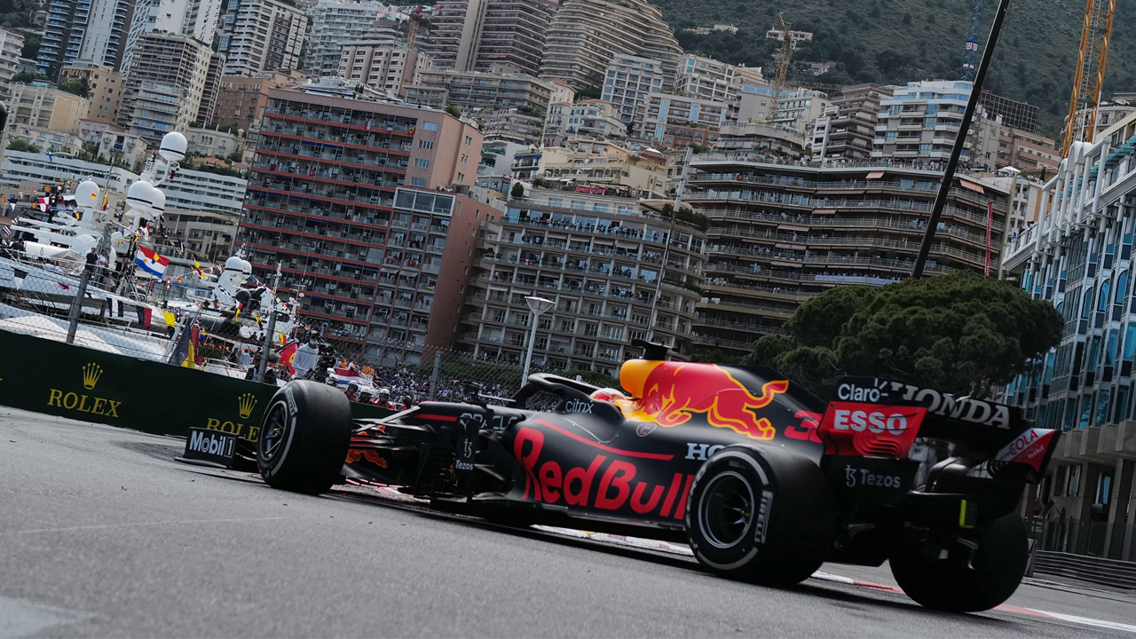 Max Verstappen on a 2022 Monaco Grand Prix F1 live stream
