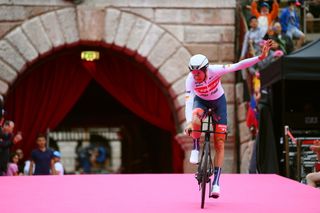 Bauke Mollema (Trek-Segafredo) on the final Giro d'Italia stage