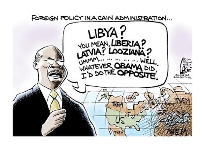 Cain's spotty foreign policy