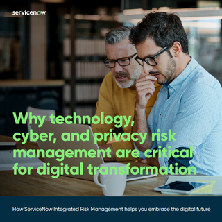 Whitepaper cover with green title over an image of two glasses-wearing colleagues sat both looking at a laptop with coffee cup in the foreground