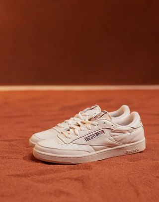 Reebok Club C 85 Vintage Trainers in Off White