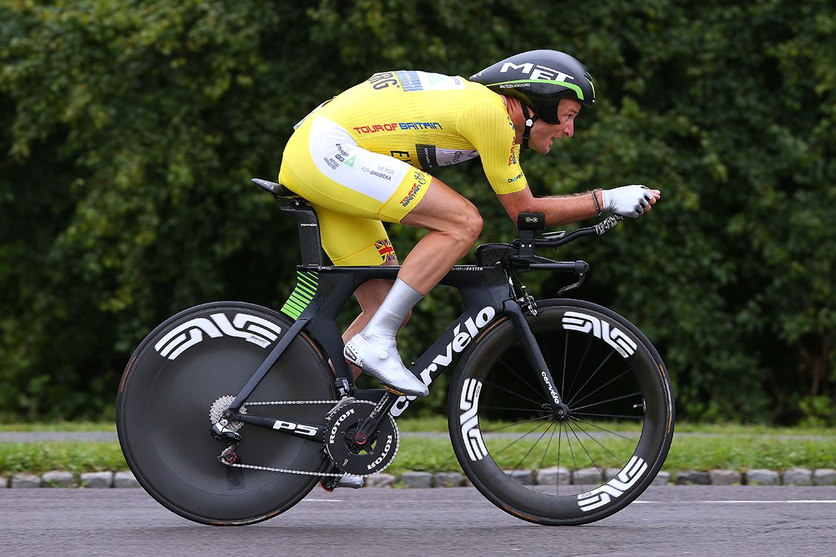 Stephen Cummings (Dimension Data) defended his lead in the tiem trial
