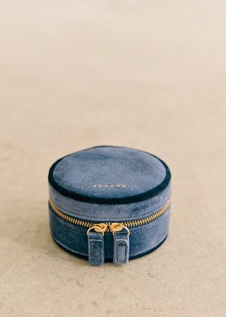 Jewlery Case - Vintage Blue - Cotton - Sézane